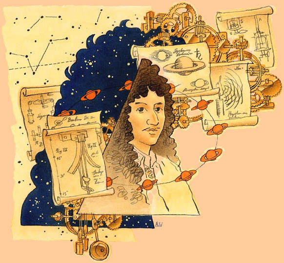 Christiaan Huygens by Hendrik Vos
